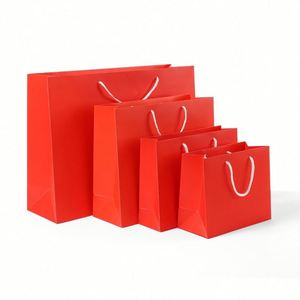 Custom Luxury Paper <b>Gift</b> Bag Cheap Price Shopping Paper Bag with Digital Printing Own Logo - Product Image 3