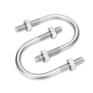 Factory-direct 304 Stainless Steel U-bolts Hot-dip Galvanized for Corrosion Resistance Industrial Equipment <b>Pipe</b> Support U-Bolt - Product Image 5