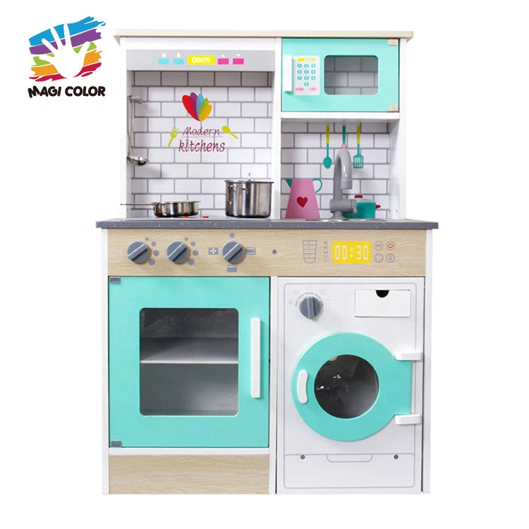 Лидер продаж, детские деревянные кухонные игрушки, ролевые Игрушки для малышей, детский деревянный Игровой набор W10C575