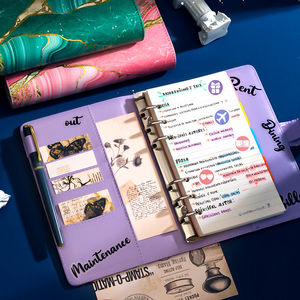 Cahier d'écriture pour enfants cahier cahiers personnalisés 200 pages promotion b5 pu cuir avec boîte fabrication cahier - Product Image 4