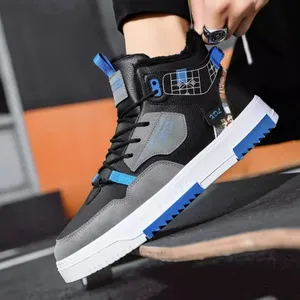 Zapatillas Deportivas Casuales para Hombre, Botas de Nieve Cálidas de Forro Polar para Invierno 2024, Zapatos Deportivos para Correr con Suela Gruesa Antideslizante para Exteriores - Product Image 4