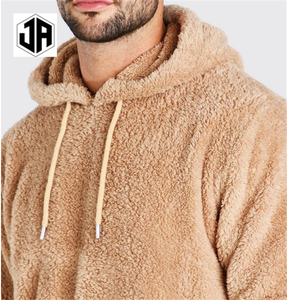 Plush Fleece <strong>Hoodie</strong> for Man Winter Apparel With <strong>Teddy</strong> Fleece - Product Image 4