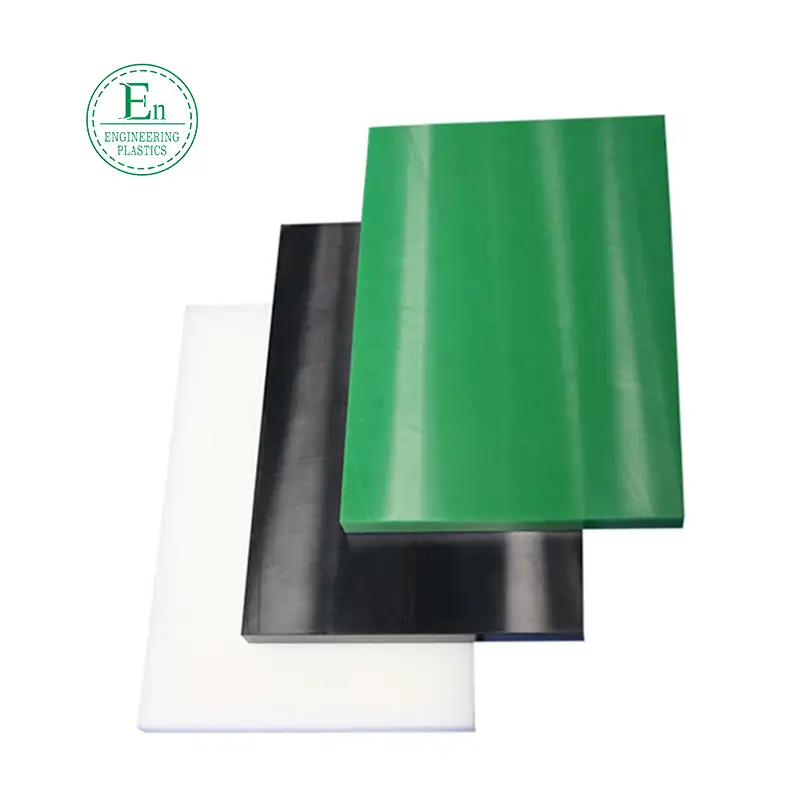 Placa de plástico de ingeniería especial, tablero verde resistente al desgaste, campo de maquinaria