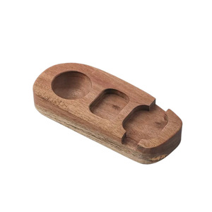 Porte-œufs en bois avec pot à sel et cuillère en bois d'acacia massif pour servir le petit-déjeuner - Product Image 5