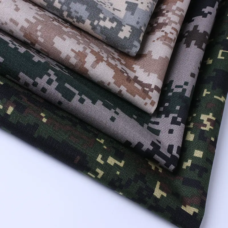 1000D polyester digital camouflage printing oxford cloth Unigel waterproof outdoor luggage fabric tent cloth