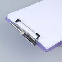 Porte-documents A4 en PP durable, personnalisable, couleurs assorties, bloc-notes d'écriture, porte-fiches d'infirmière, porte-menu, presse-papiers