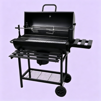 Barbecue portable au charbon de bois Santa Maria pour l'extérieur, style argentin