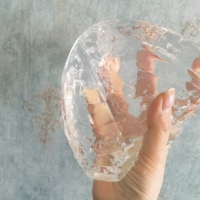 Weiches, transparentes Gelwachs in harter oder weicher Form
