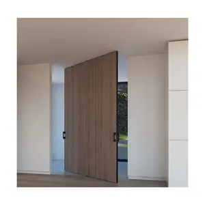 CBMmart hochwertige moderne Massivholz-Eingangstür mit Bildern Holz-Schwingtür