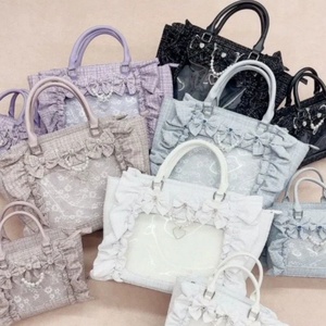 Bolso de mano impermeable de moda para mujer, estilo japonés, con cremallera, para exhibición de insignias de anime - Product Image 2