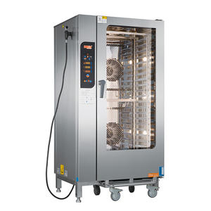 Horno Combinado Eléctrico Industrial Comercial de Acero Inoxidable con Vaporera, 10 Bandejas y 10 Recipientes, Usado en Hoteles y <span class=keywords><strong>Restaurantes</strong></span> - Product Image 4