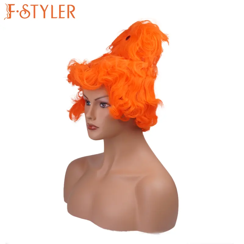 FSTYLER Halloween Carnaval perucas Venda quente atacado venda a granel fábrica Personalizar moda festa perucas sintéticas cosplay anime perucas