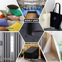 Tela Oxford de Poliéster 600D Impermeable, 100% Poliéster, 80 GSM, Tejido de Punto, para Accesorios, Bolsas, Tiendas de Campaña y Ropa de Trabajo, Venta al Por Mayor