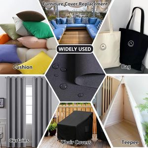 Tissu Oxford tricoté 600D imperméable 100 % polyester 80 GSM pour accessoires, sacs, tentes et vêtements de travail – Vente en gros - Product Image 4