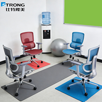 Chaise de bureau ergonomique en maille pour longues heures de travail, avec soutien dorsal respirant, soutien lombaire réglable et fonction pivotante pour un usage professionnel