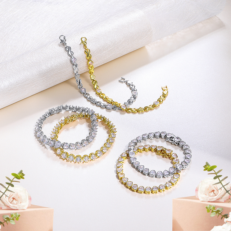 Waterproof Ins Style Fashion Zircon Bracelets