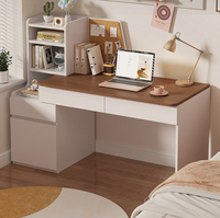 Bureau d'école moderne de luxe avec armoire et tiroir utilitaire, table d'ordinateur en bois