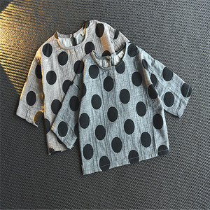 Vêtements de boutique pour enfants en gros, t-shirts à manches 3/4 pour filles mignonnes, style coréen, provenant d'un fournisseur chinois - Product Image 1