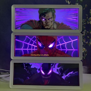 2025 Hot Bán Amz Ebayshopify A + Nội Dung Marvel Đèn 3D Giấy Cắt LED Lightbox 16 Màu Sắc RGB Đảng Đèn Nhà Máy Thả Vận Chuyển - Product Image 6