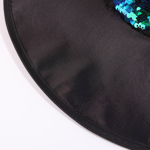 Sombreros de Bruja Clásicos con Cuentas de Tela, Accesorios de Disfraces de Halloween para Decoración - Product Image 3