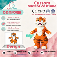 Costumes de mascotte personnalisés pour une image de marque impactante, en mousse gravée au laser, pour cérémonies d'inauguration, avec croquis de conception gratuit