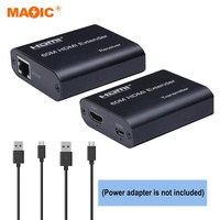 1080p Hdmi Extender Lan 60m Vidéo Extender Convertisseur Audio Avec Câble Usb Pour Ordinateur Portable Support Audio