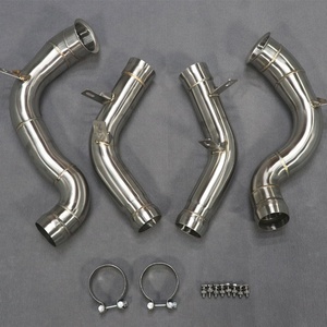ท่อไอเสียแบบ Heatshield สำหรับ Mercedes-Benz W213 E63 AMG M178 4.0T - Product Image 2