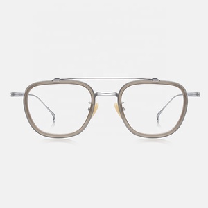 Kính Quang Học Quý Ông 2022 Gọng Kính Mắt Thời Trang Kính Râm Thời Trang Kim Loại Acetate Kim Cương Cho Cả Nam Và Nữ - Product Image 5