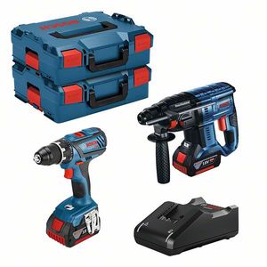 GBH 18V-21 Cordless Brushless martello trapano Kit 2 X 4Ah batterie GSR 18V-28 professionale trapano a velocità variabile per fai da te - Product Image 1
