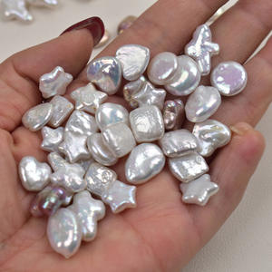 Perlas Sueltas de Agua Dulce Barrocas, Cuentas Naturales Cuadradas en Forma de Pentagrama y Corazón para Accesorios de Joyería DIY - Product Image 3