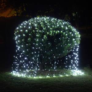 Guirlande lumineuse Yliang en cuivre avec filet, 360 LED - Blanc chaud, 50 000 heures, décoration électrique filaire pour extérieur, Noël, lumières scintillantes - Product Image 2