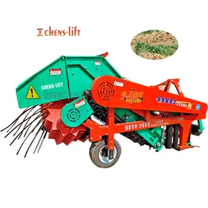 Fıstık hasat küçük 1.65m 2 satır fıstık hasat makinesi yerfıstığı için Video