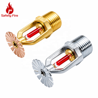 Vente chaude usine : Sprinkler d'incendie dissimulé mural vertical suspendu pour systèmes de protection incendie