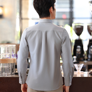Camisa con Logotipo Personalizado, Camisa de Trabajo para Hoteles y Restaurantes, Camisas Unisex para Camareros, Camisa Polo de Manga Larga - Product Image 2