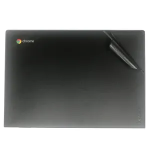 Cor Preta Fosco Recondicionado Pele Para Lenovo Chromebook 100E 81ER Capa Protetora para Top Palmrest Bottom