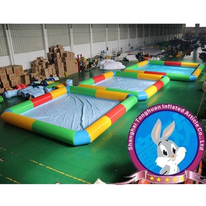 Grande <span class=keywords><strong>piscine</strong></span> gonflable pour adultes, fabriquée en Chine, parc aquatique extérieur pour la maison ou la terre, avec des jeux amusants - Product Image 3