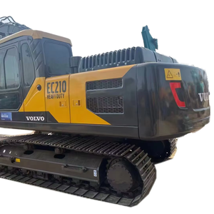 Excavadora de minería pesada Volvo 21ton usada EC 210 EC210DLMaquinaria de excavación sobre orugas de segunda mano - Product Image 1