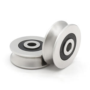 Manufacturer-Provided Stainless Steel U-Groove <b>Linear</b> Guide Wheel Non-Standard S608RS Corrosion-Resistant <b>Bearing</b> All-Metal - Product Image 3
