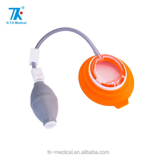 Custom Logo OEM TK Chest Vacuum Bell (Plastic Lifetime Warranty) Non-invasive Therapy Manual Operation Multiple Sizes CE