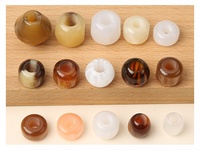 Perles à trou droit Tubes ronds en résine à grand trou Perles en vrac en forme de date et ovale Chaînes perlées de bricolage pour bikini