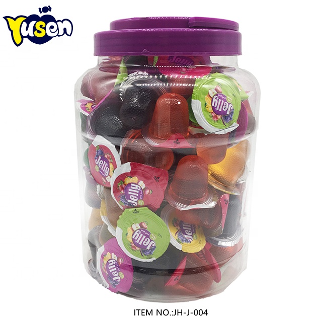 Высококачественная закуска для пудинга, мини-чашка для желе с фруктовым вкусом в ассортименте, конфеты с добавлением кокосового Куба