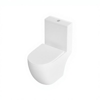 Vente en gros usine : Cuvette de toilettes WC en céramique au design moderne, à chasse d'eau rapide, pour salles de bain d'appartements