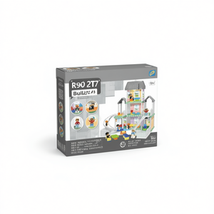 R90 2T7 Building Block Villa DIY Kit Plastic Blocks For Kids Age 4-6Y - Product Image 1