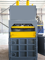 Presse à balles hydraulique verticale à réglage de compression réglable, fonctionnement automatique, recyclage des déchets, bouteilles, canettes