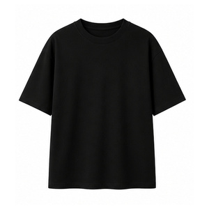 Custom Heavyweight 100% Cotton T Shirt OEM ODM Oversized Unisex Crew Neck Blank Short Sleeve <b>Tee</b> with Logo - Product Image 5