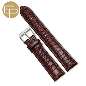 diversi colori del cuoio genuino di vitello cinturini per orologi commercio all'ingrosso di 12 14 16 18 20 22 24mm - Product Image 1