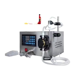 Machine de remplissage quantitative pour huile, vin blanc, boissons, huiles essentielles, détergent à lessive, eau et autres liquides en verre – Petite machine de remplissage de liquides - Product Image 1