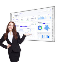 Tableau blanc interactif numérique intelligent tout-en-un portable, multi-touch, multimédia