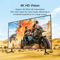 Cable Convertidor SAMZHE 4K/30Hz DP a HDMI, Cable de Video HD DP1.2 para Computadora, Escritorio, TV, Monitor, Proyector