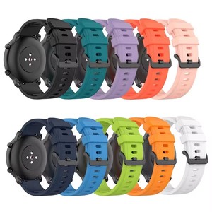 Correa de silicona de 20mm y 22mm para Samsung Galaxy Watch 3 Active 2 <span class=keywords><strong>40mm</strong></span> 44mm correa de reloj inteligente para Huami <span class=keywords><strong>Amazfit</strong></span> <span class=keywords><strong>GTR</strong></span> 42mm 47mm - Product Image 6